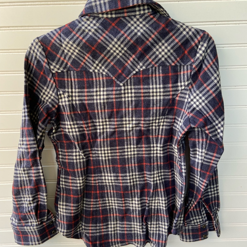 Pendleton Snap Button Plaid Fitted Flannel Shirt - image 4
